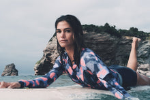 Cargar imagen en el visor de la galería, ION Women Wetsuit Amaze Hot Shorty 1.5 Longsleeve Front Zip 2023