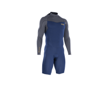 Carica l'immagine nel visualizzatore di Gallery, ION Men Wetsuit Element 2/2 Shorty Longsleeve Back Zip 2023