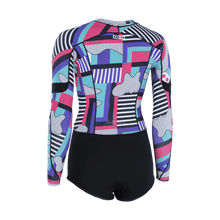 Cargar imagen en el visor de la galería, ION Women Wetsuit Amaze Hot Shorty 1.5 Longsleeve Front Zip 2024